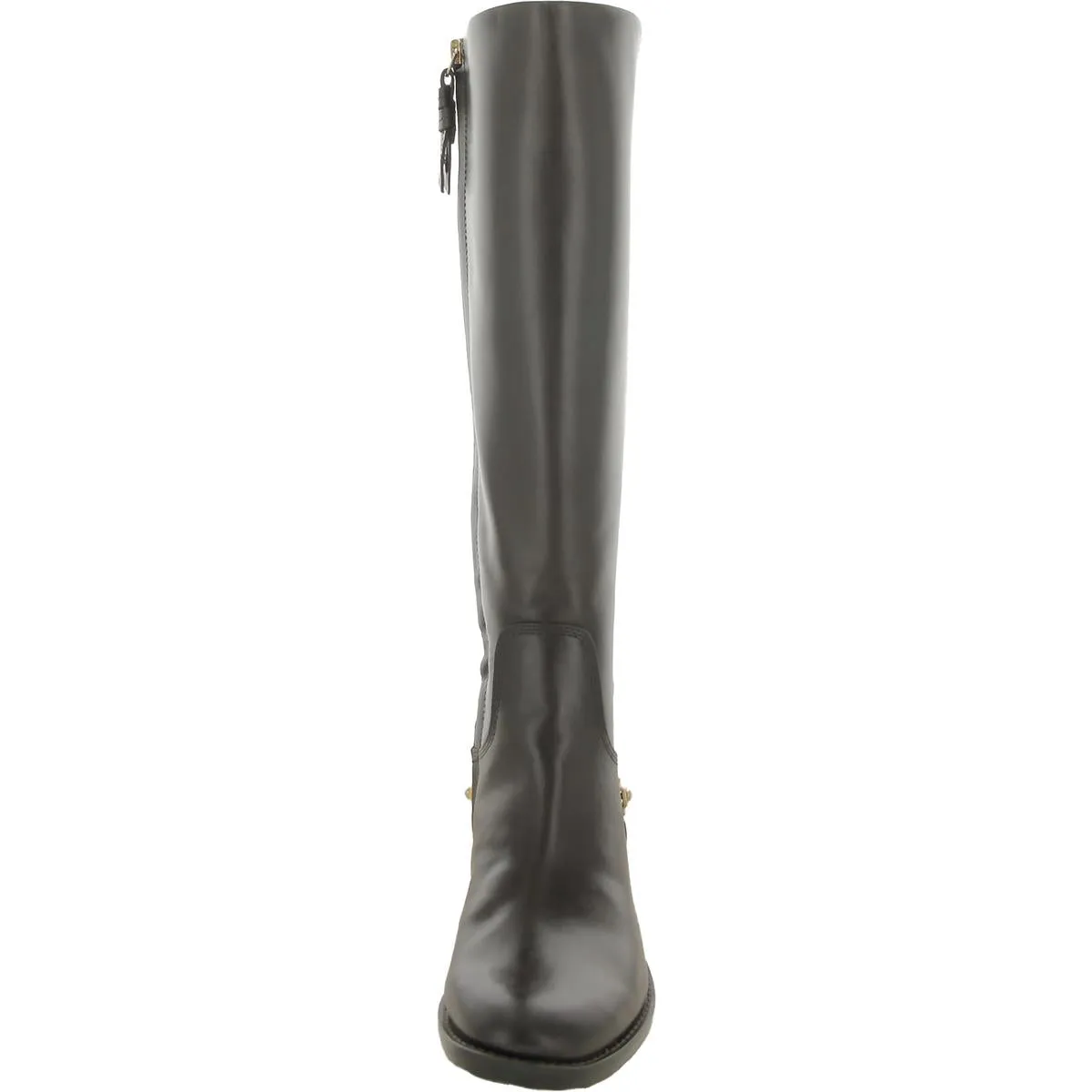 Lindy Womens Leather Round Toe Knee-High Boots