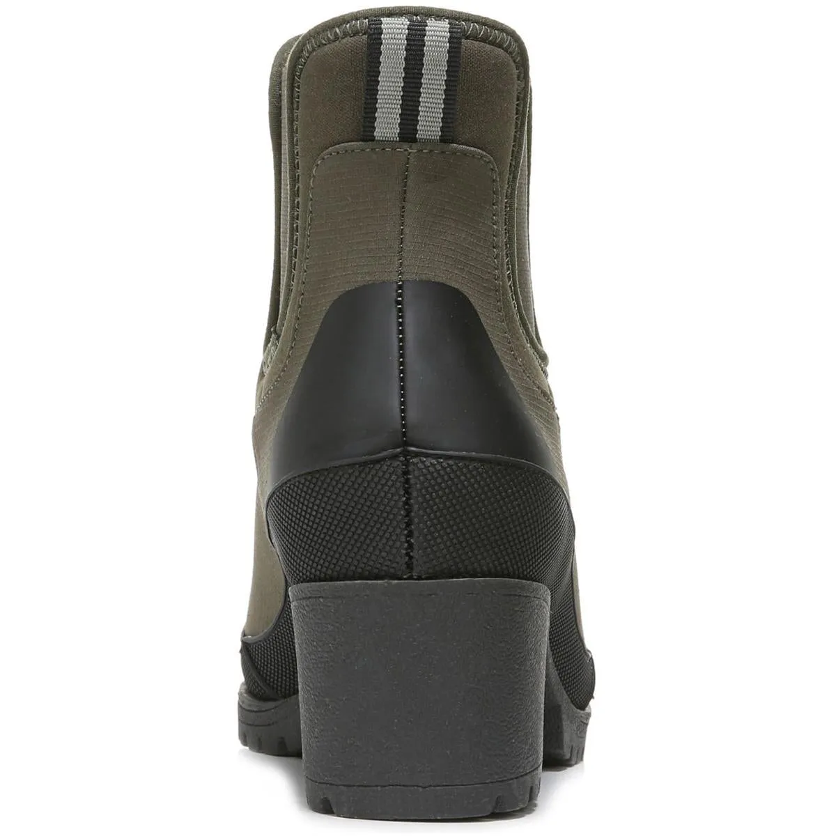 Line Em Up Womens Pull On Almond Toe Chelsea Boots