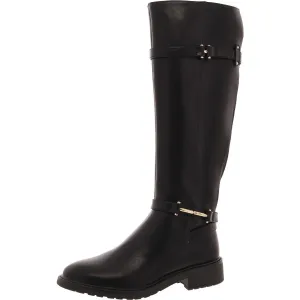 LIVIE Womens Block Heel Man Made Knee-High Boots