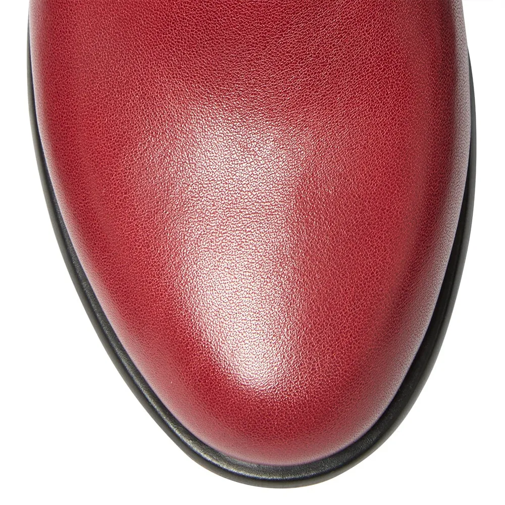 Lorenzo Boot in Red Leather
