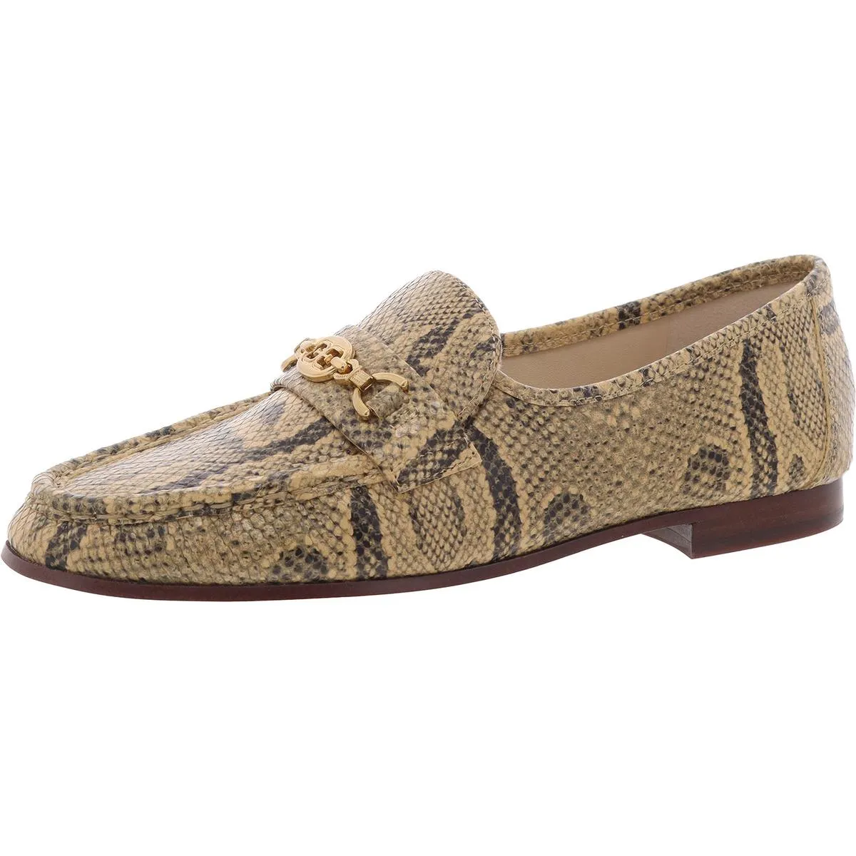 Lucca Womens Leather Slip-On Loafers