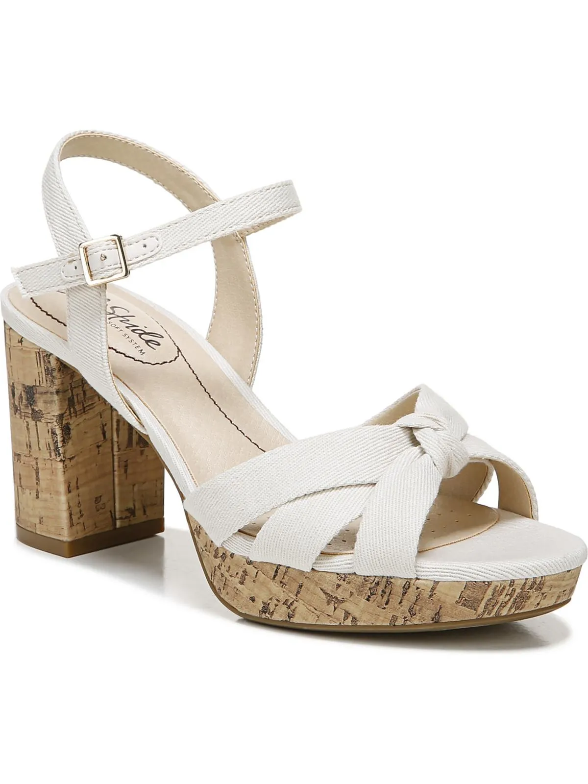 Lucky Womens Knot-Front Slingback Sandals