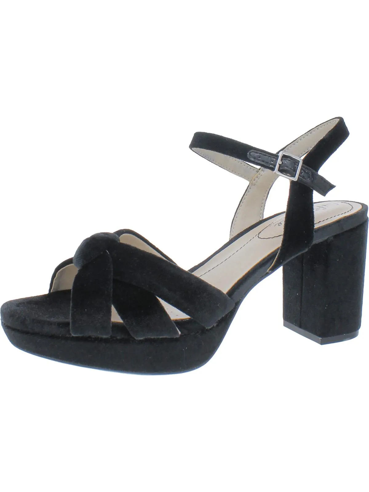 Lucky Womens Knot-Front Slingback Sandals