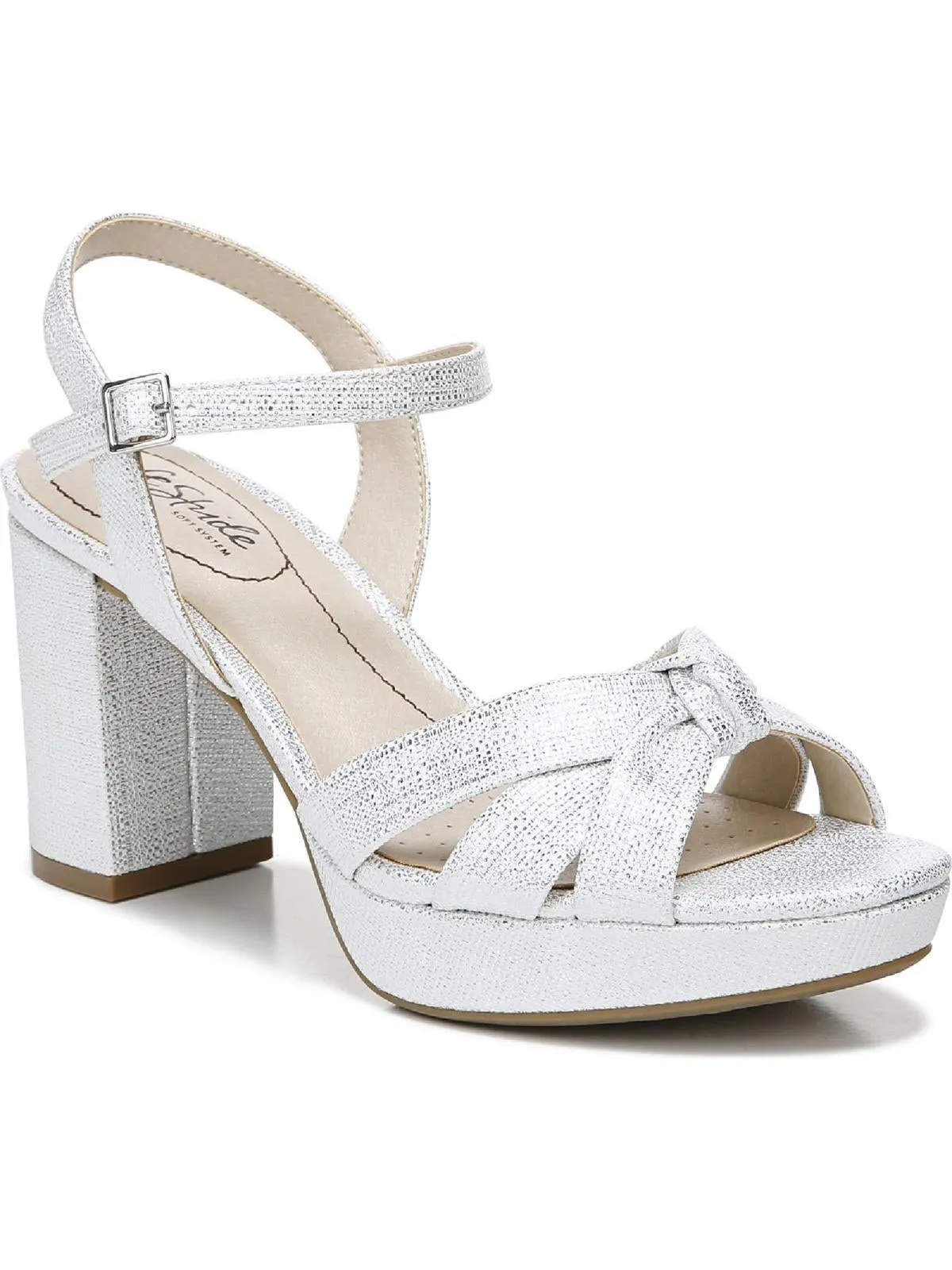 Lucky Womens Knot-Front Slingback Sandals