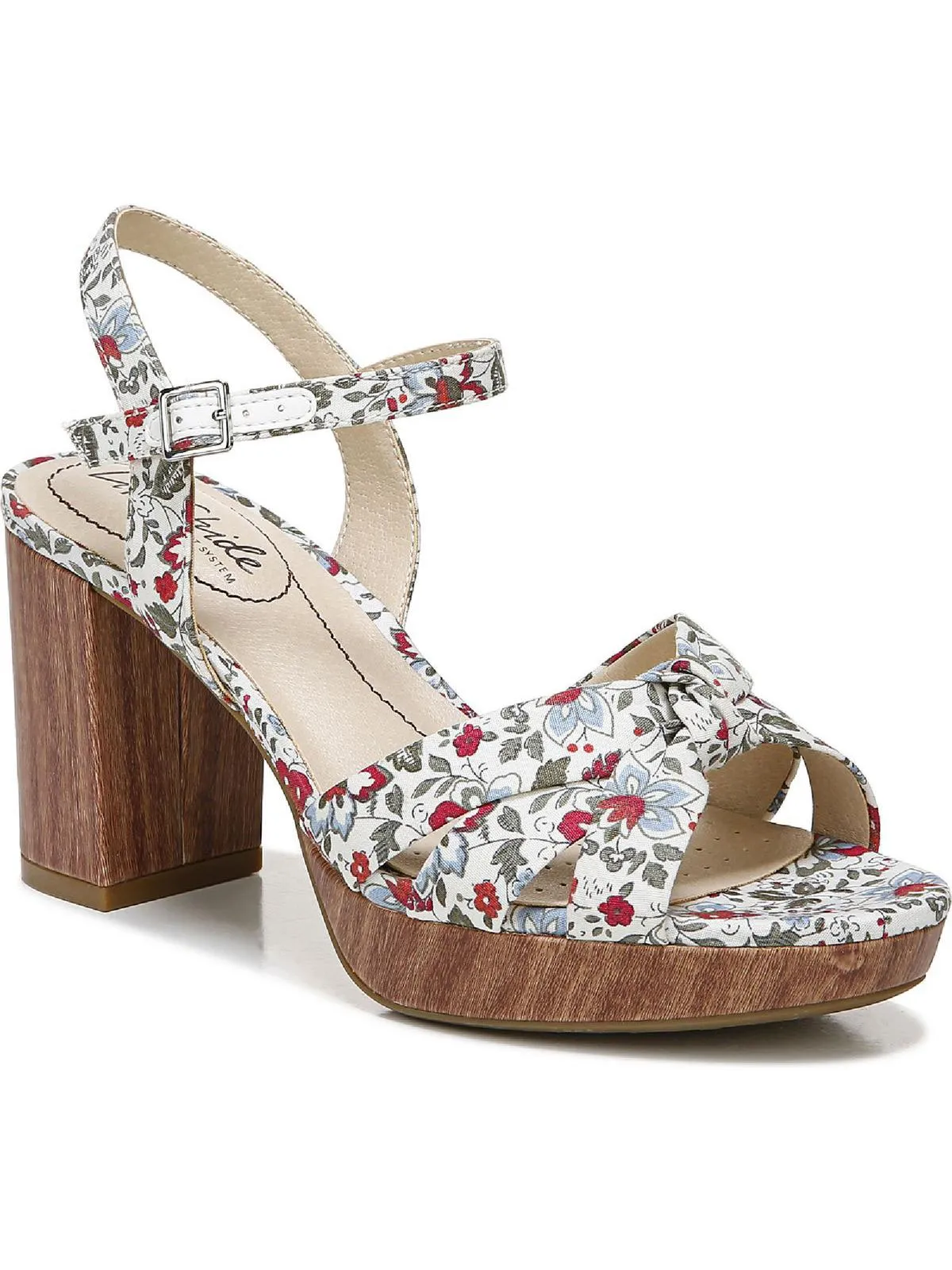Lucky Womens Knot-Front Slingback Sandals
