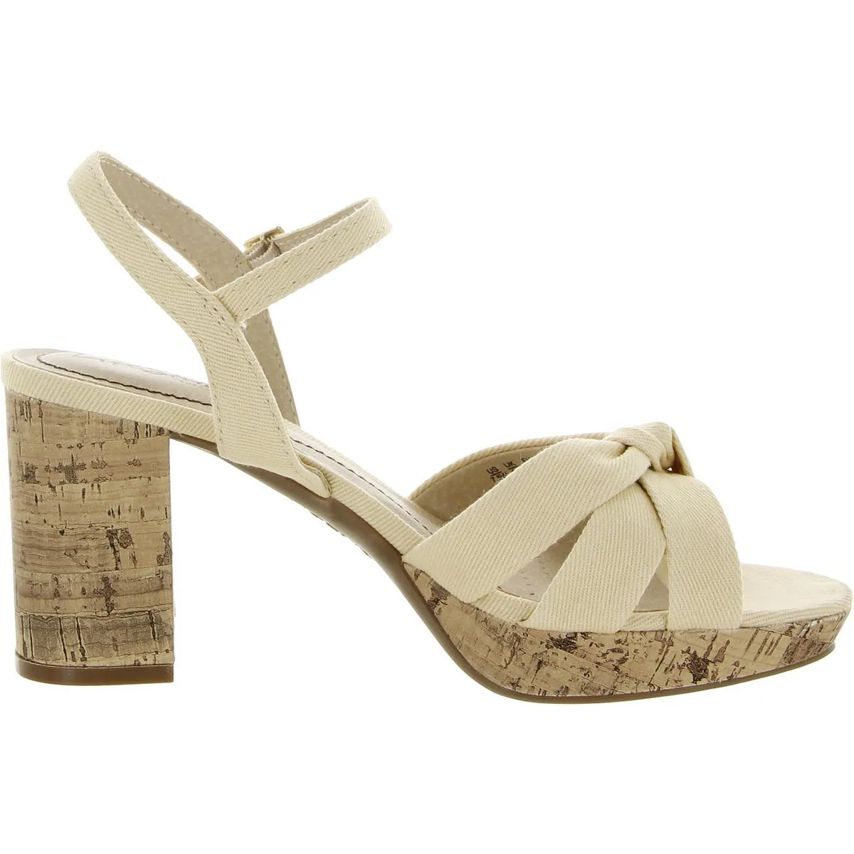 Lucky Womens Knot-Front Slingback Sandals