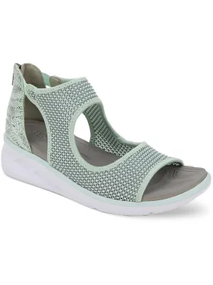 Margot Womens Faux Suede Wedge Sandals