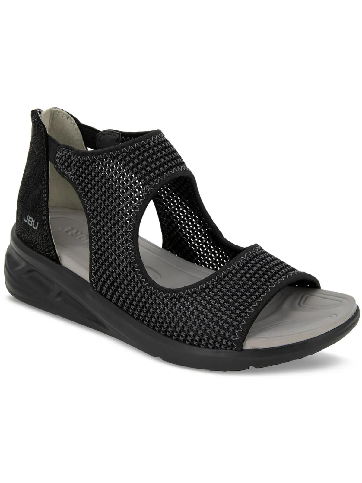 Margot Womens Faux Suede Wedge Sandals