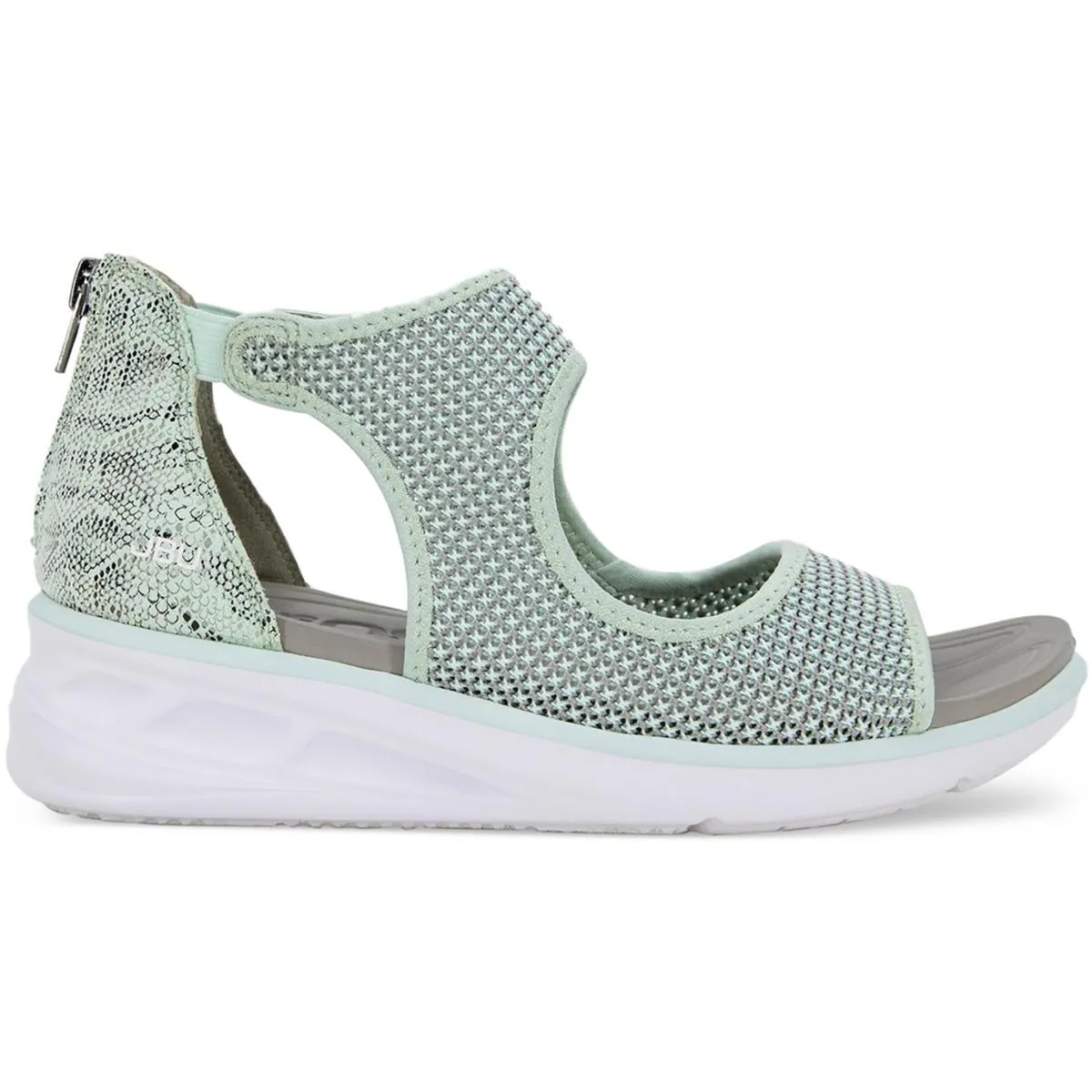 Margot Womens Faux Suede Wedge Sandals