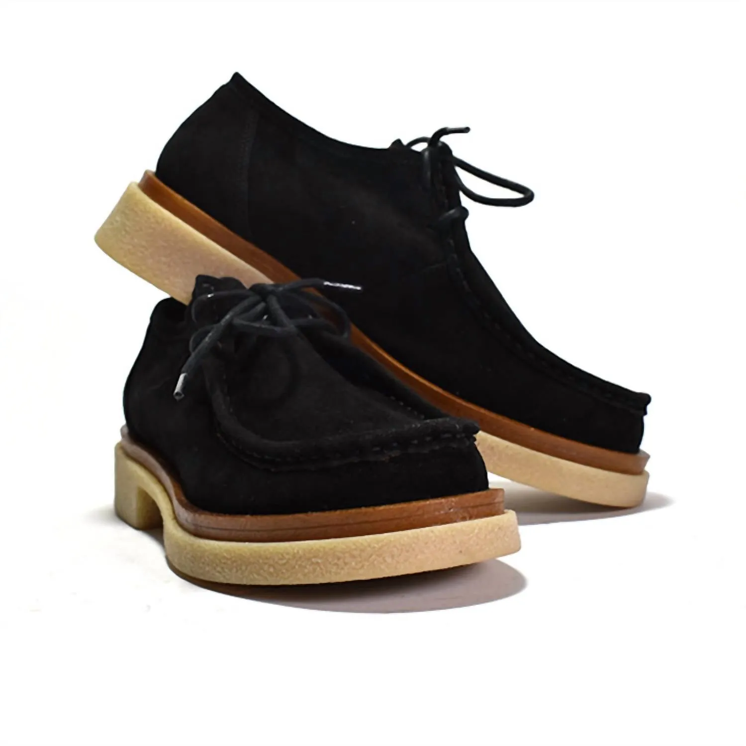 Maya Loafer In Black Suede