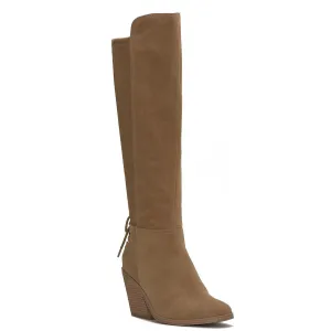 Mekinna Womens Suede Tall Knee-High Boots