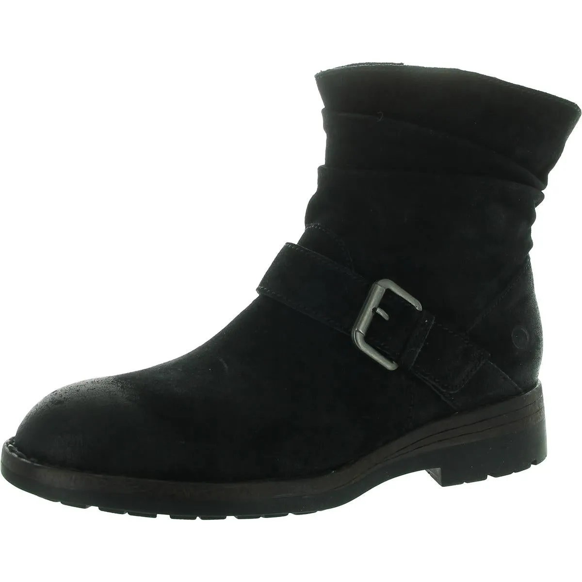Midway Womens Slouchy Suede Ankle Boots
