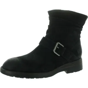 Midway Womens Slouchy Suede Ankle Boots
