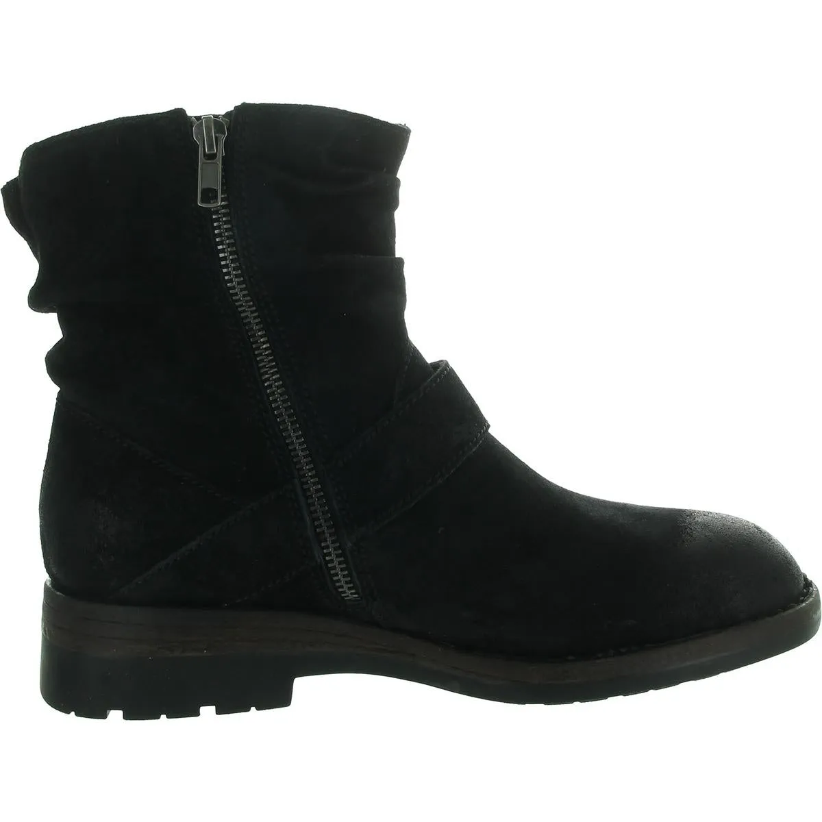 Midway Womens Slouchy Suede Ankle Boots