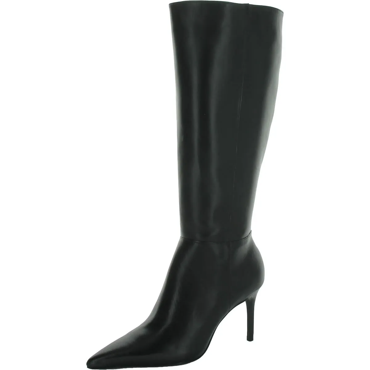 Mikki  Womens Leather Pointed Toe Knee-High Boots
