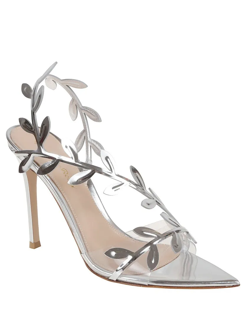 Mirrored Leather Sandal