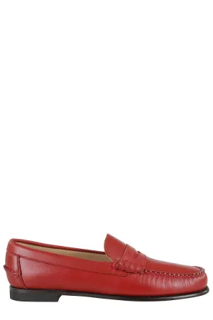 Moccasin With Sculpted Rubber Heel