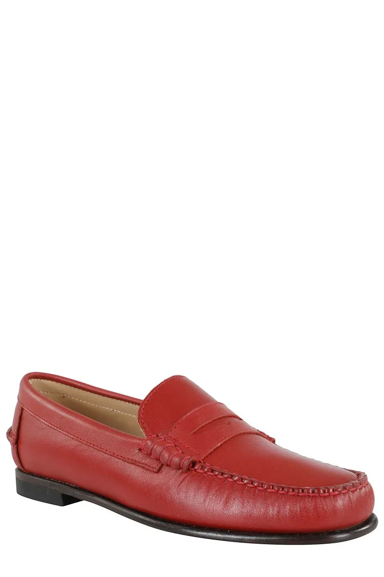 Moccasin With Sculpted Rubber Heel