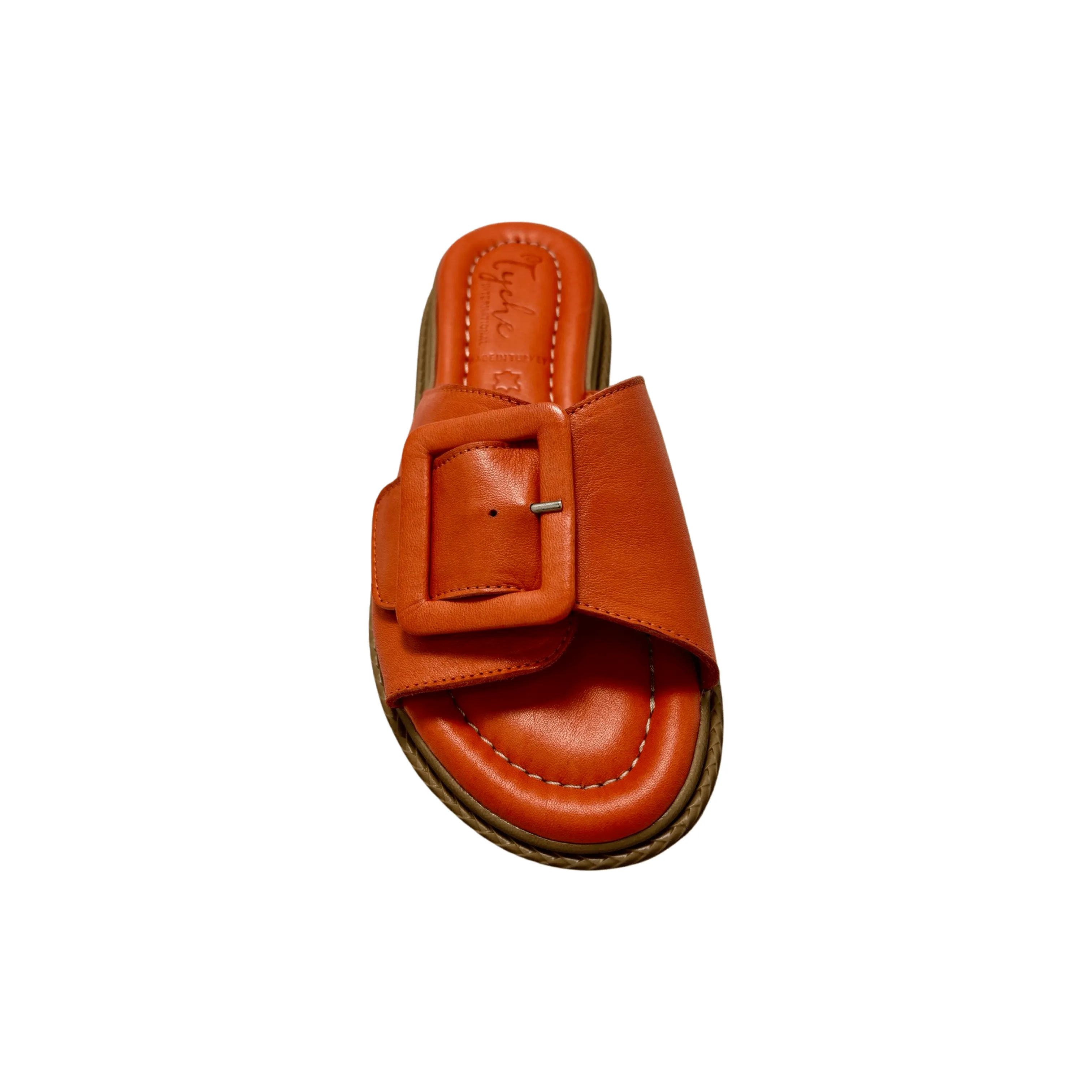 Monroe Orange Leather Adjustable Slide