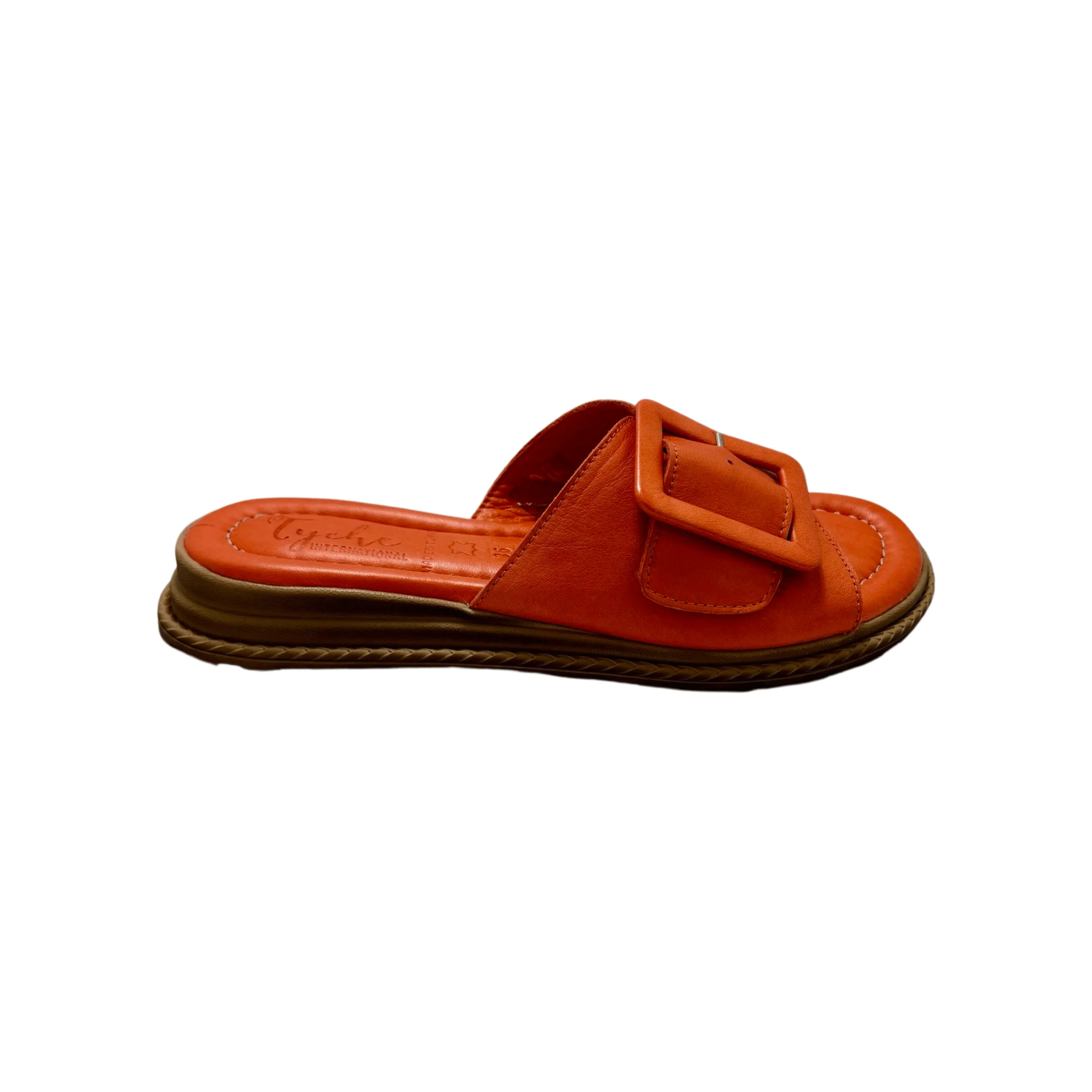 Monroe Orange Leather Adjustable Slide