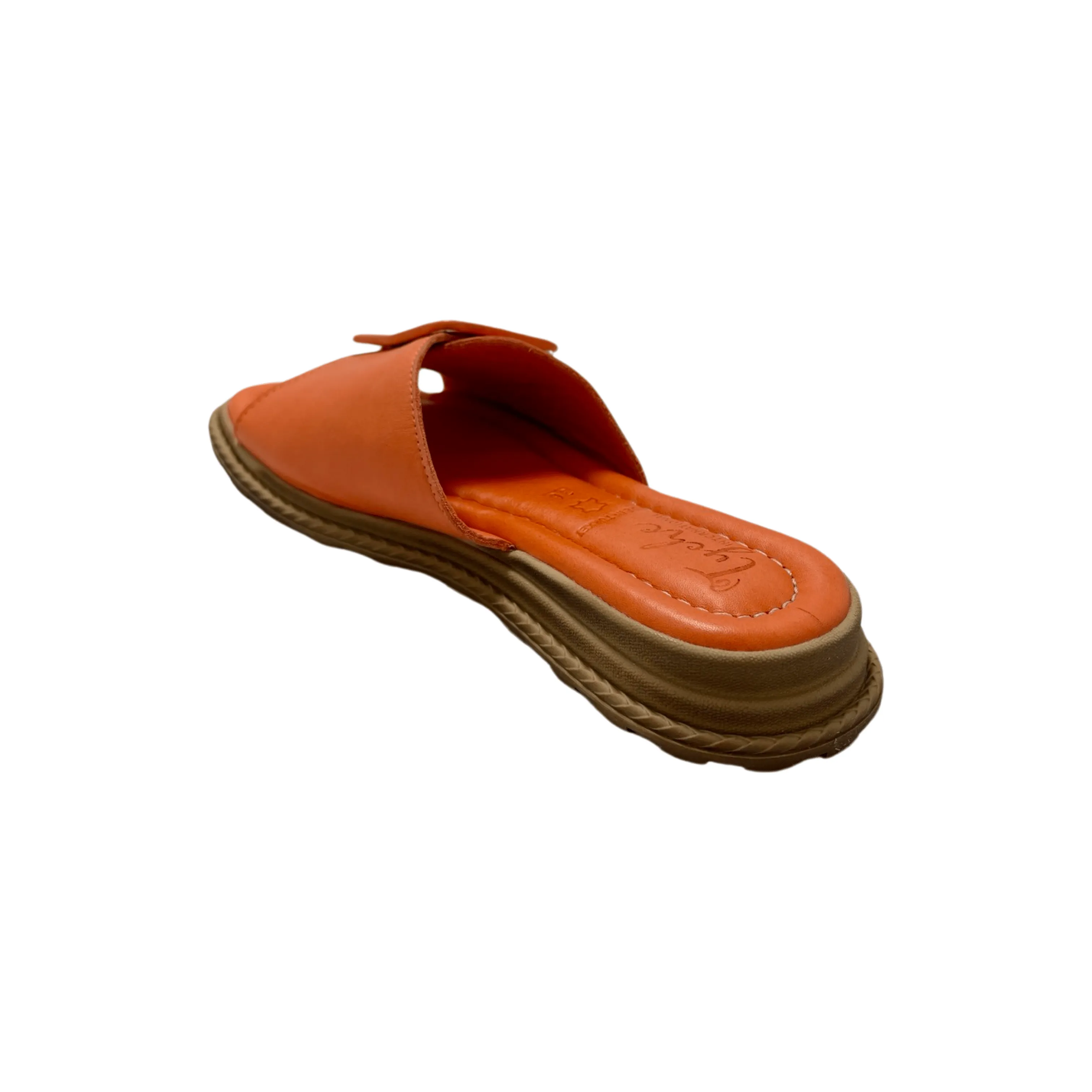 Monroe Orange Leather Adjustable Slide