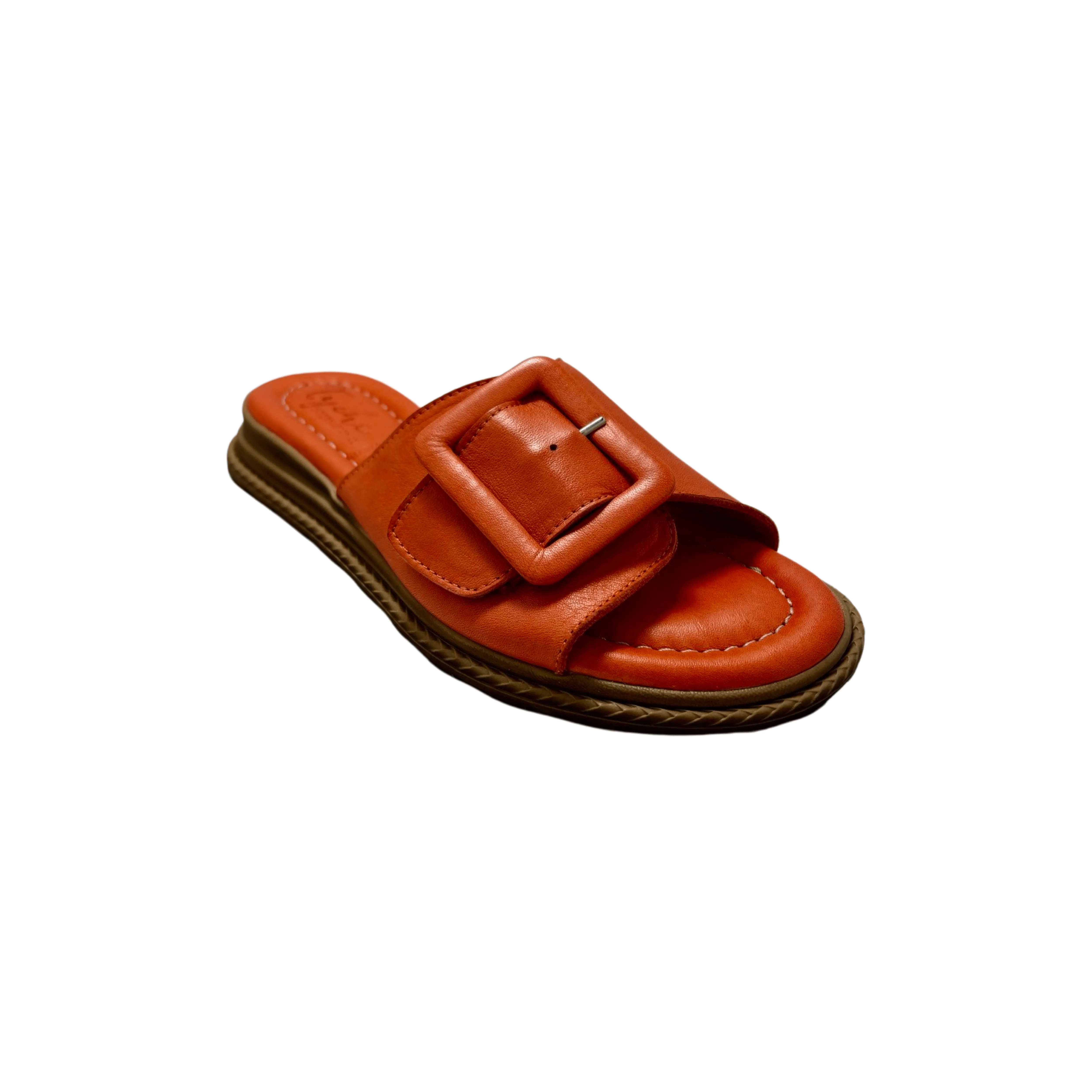 Monroe Orange Leather Adjustable Slide
