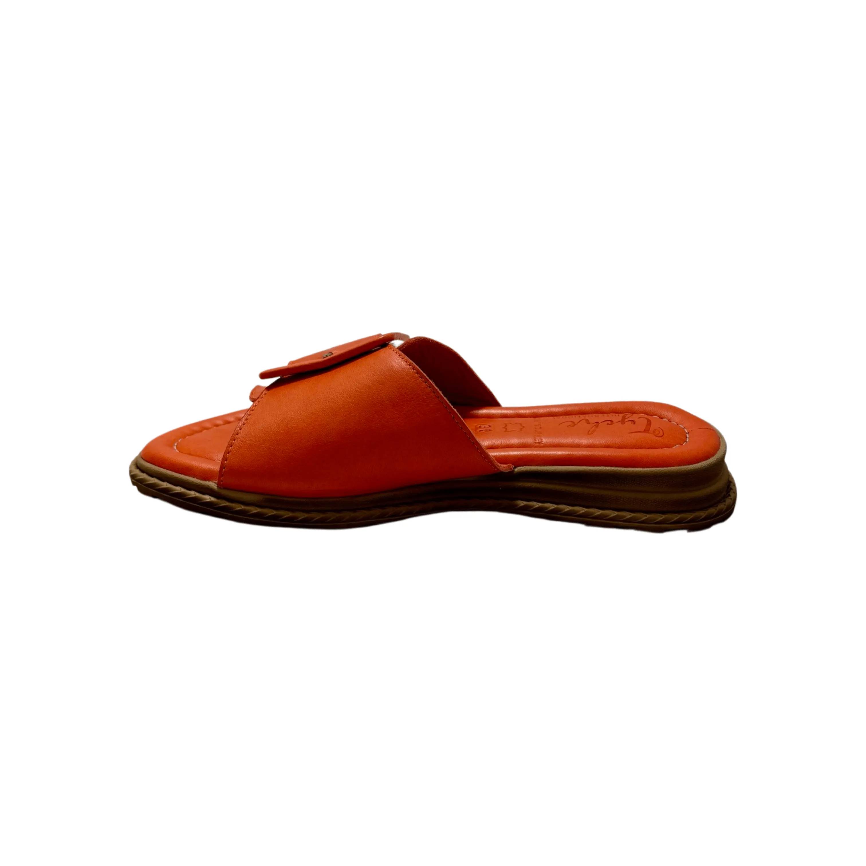 Monroe Orange Leather Adjustable Slide