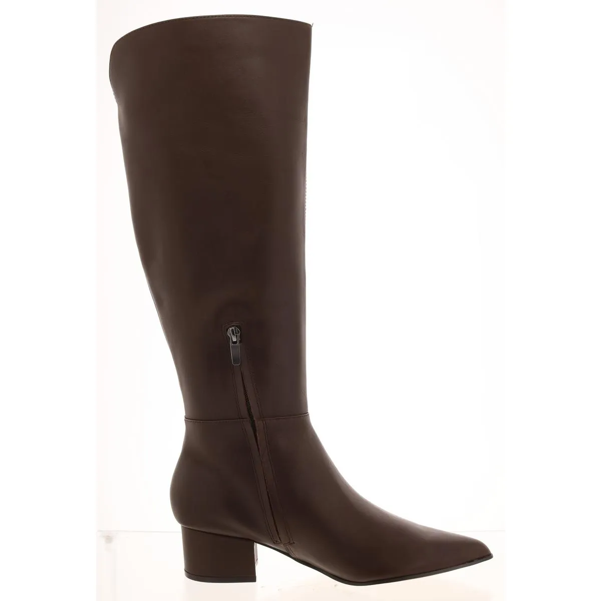 Morgin Womens Pull On Pointed Toe Knee-High Boots