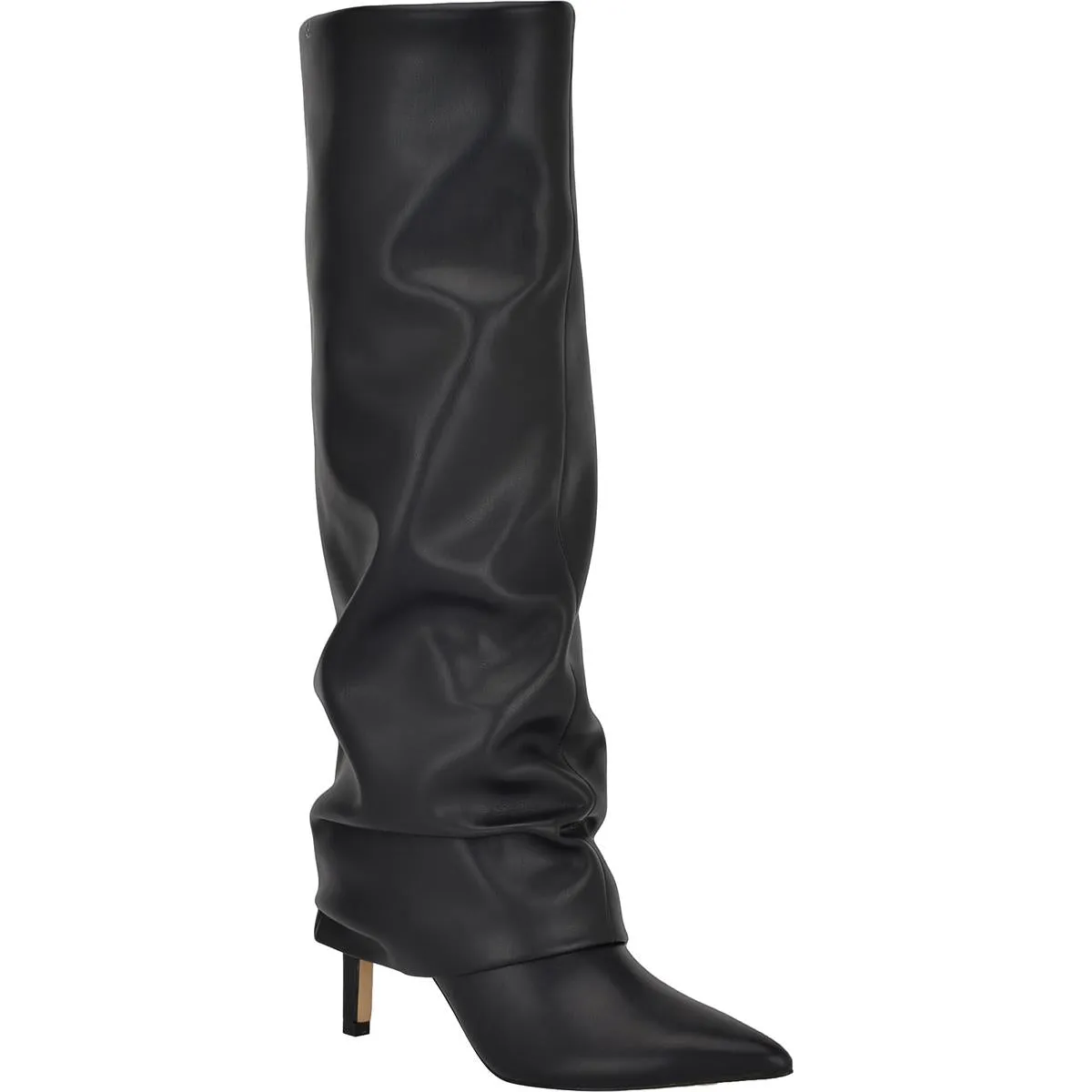Natha Womens Slouchy Man Made Knee-High Boots