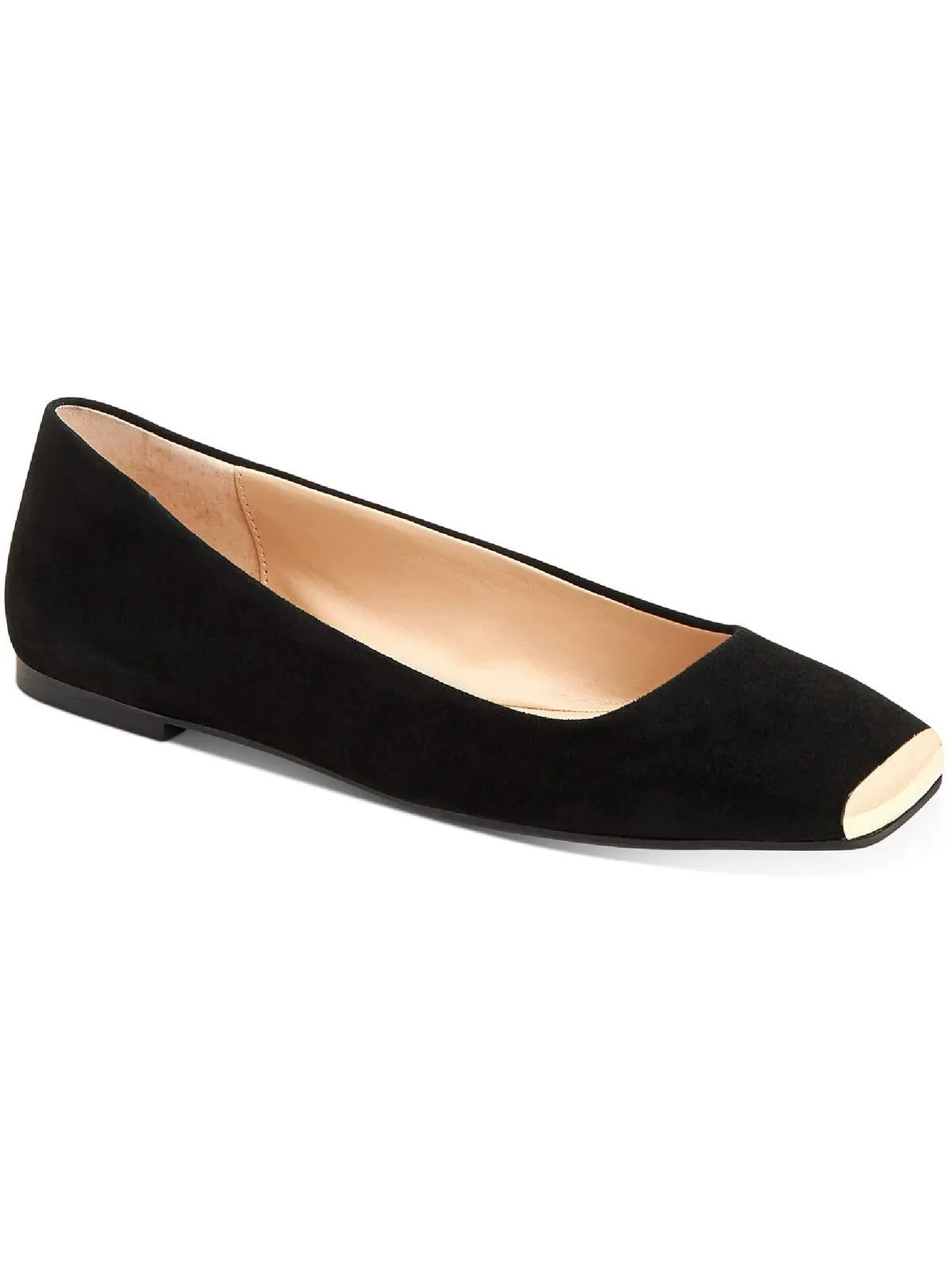 Neptoon Womens Logo Square Toe Ballet Flats