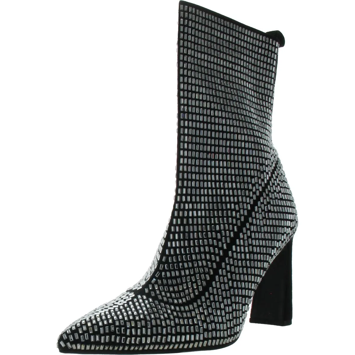 Neptunne Womens Embellished Faux Suede Ankle Boots