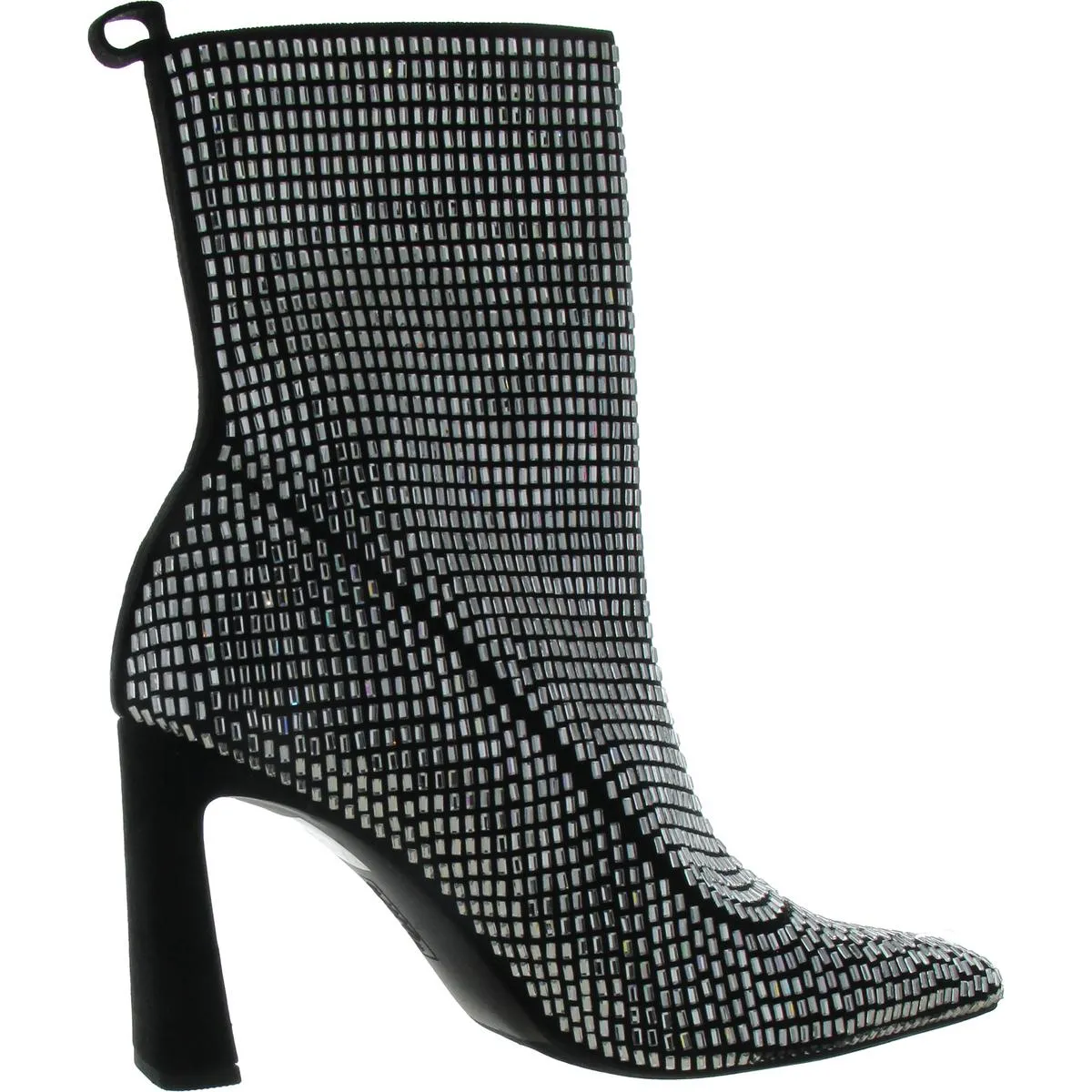 Neptunne Womens Embellished Faux Suede Ankle Boots
