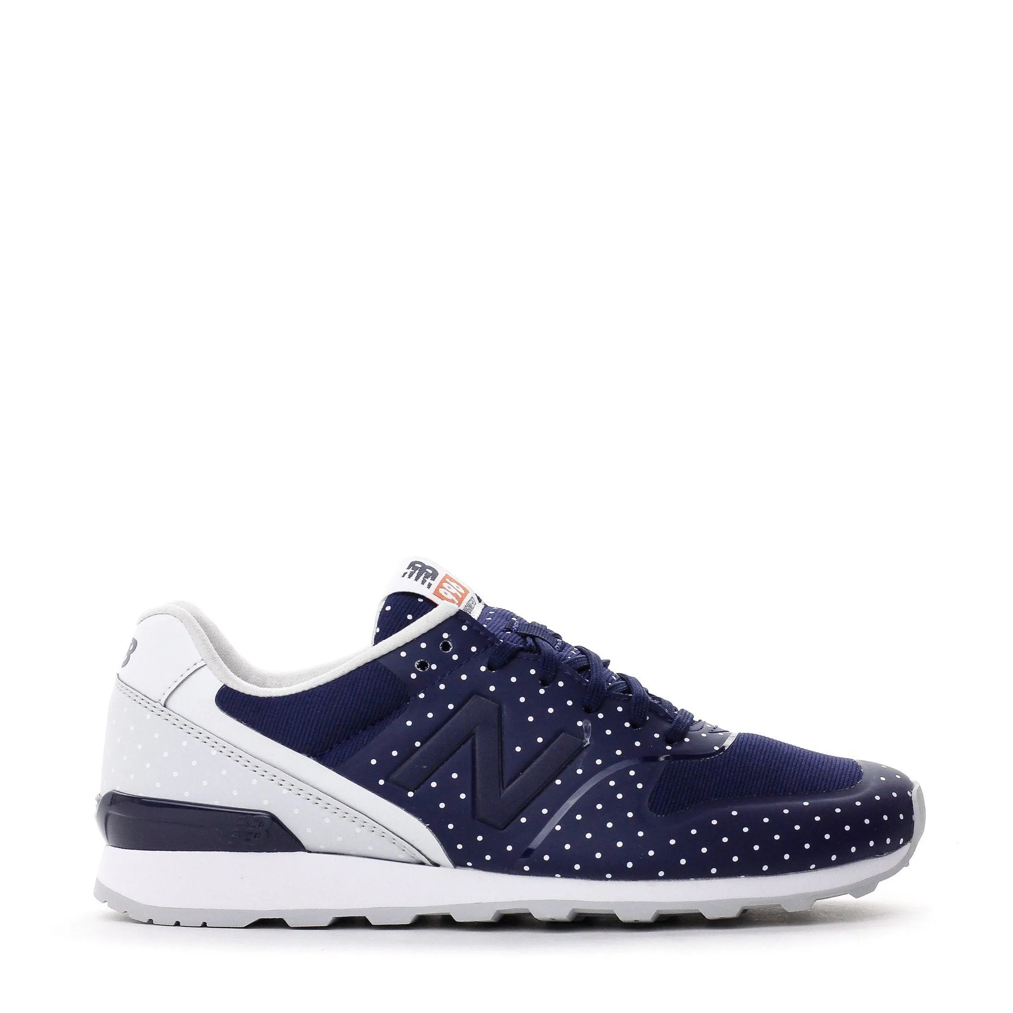 NEW BALANCE CLASSIC WOMEN BLUE WHITE DOTS RE-ENGINEERED WR996KP