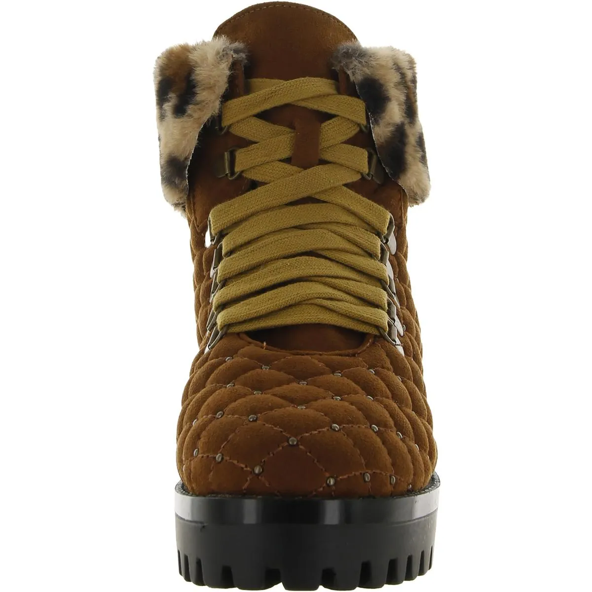 NEWB Womens Faux Suede Ankle Winter Boots
