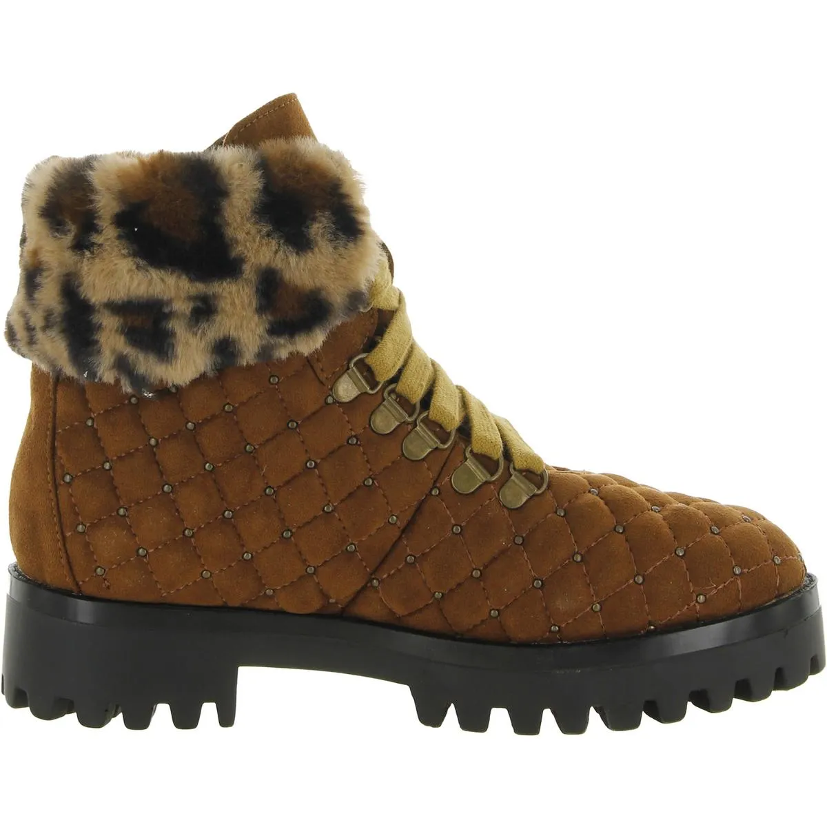 NEWB Womens Faux Suede Ankle Winter Boots