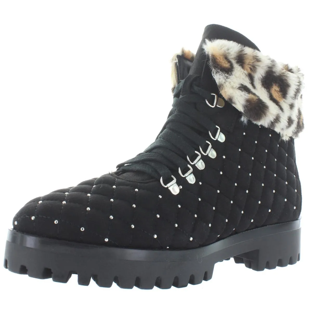 NEWB Womens Faux Suede Ankle Winter Boots