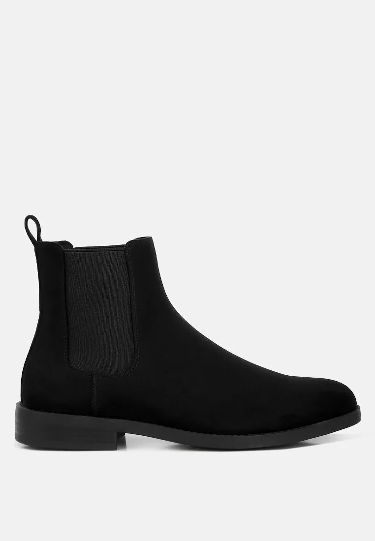 nitro micro suede chelsea boots
