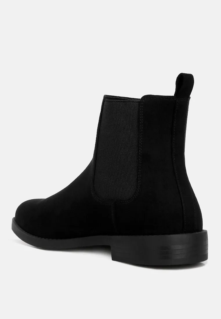 nitro micro suede chelsea boots