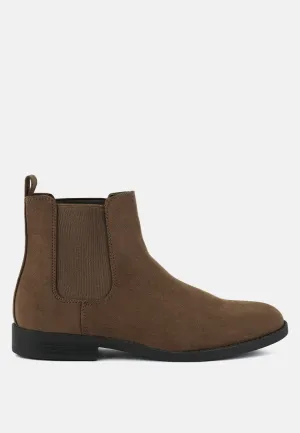 nitro micro suede chelsea boots