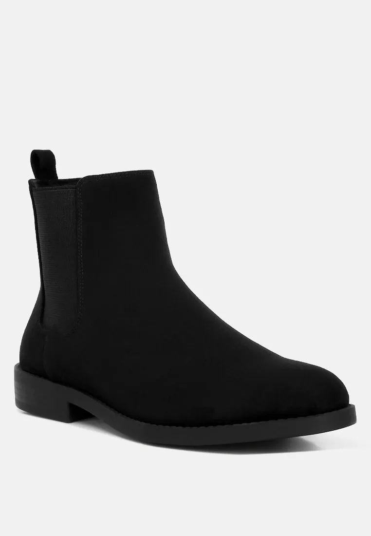 nitro micro suede chelsea boots