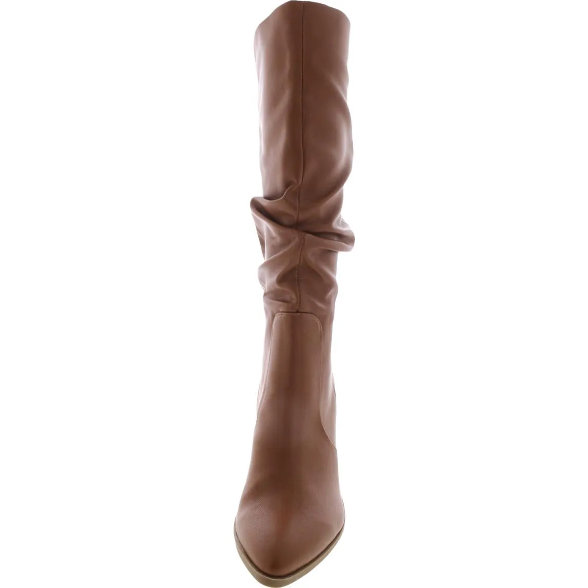 Numbra Womens Faux Leather Pointed Toe Mid-Calf Boots