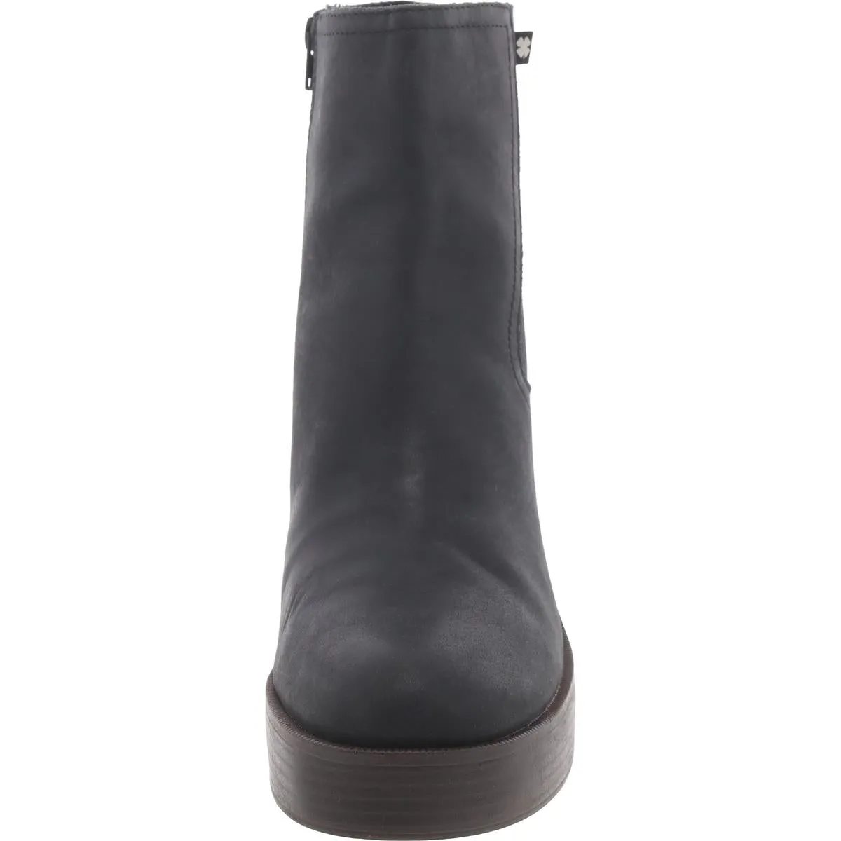 Olliner Womens Slip On Platform Mid-Calf Boots