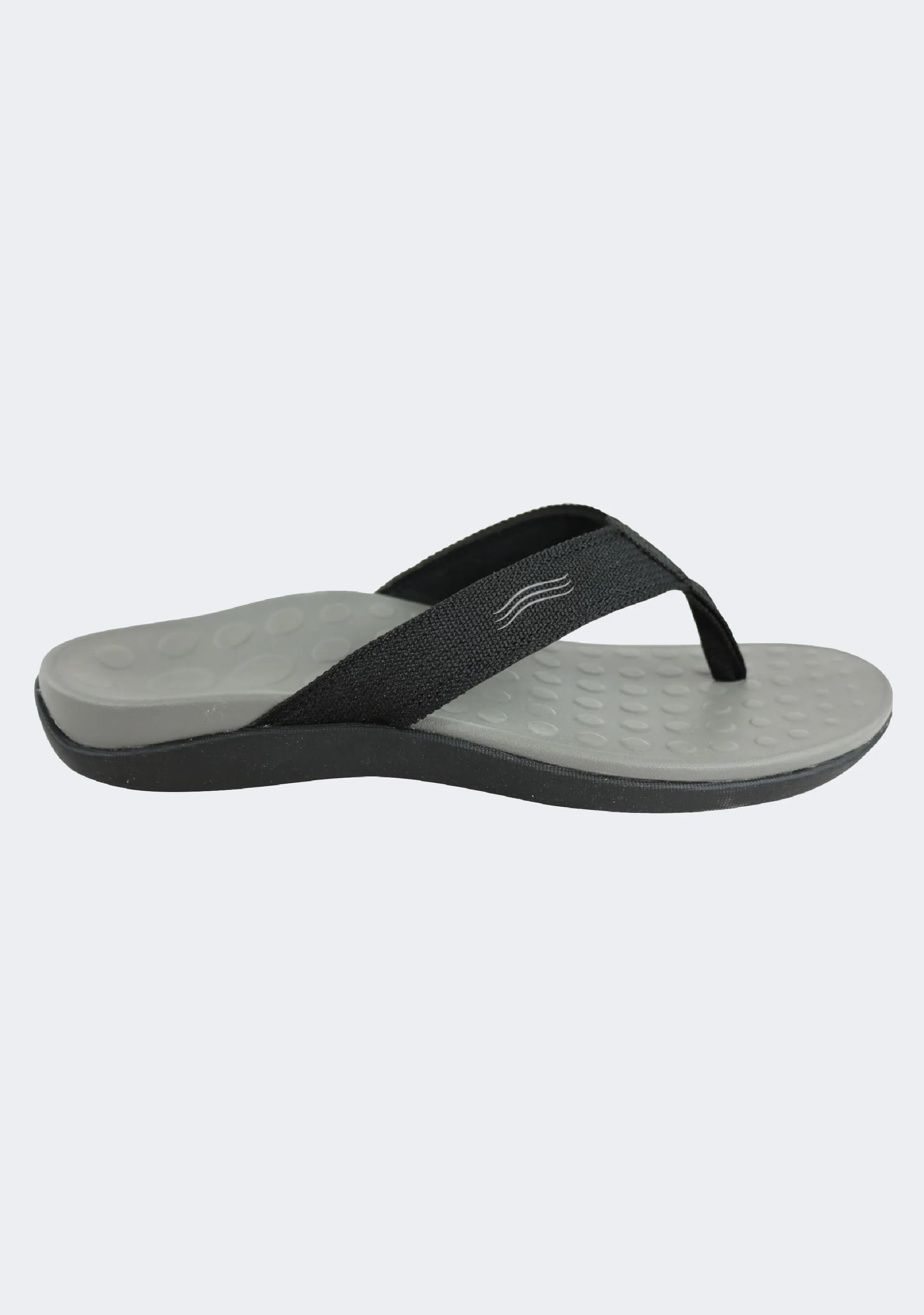 Orthaheel Womens Wave II Thongs in Black