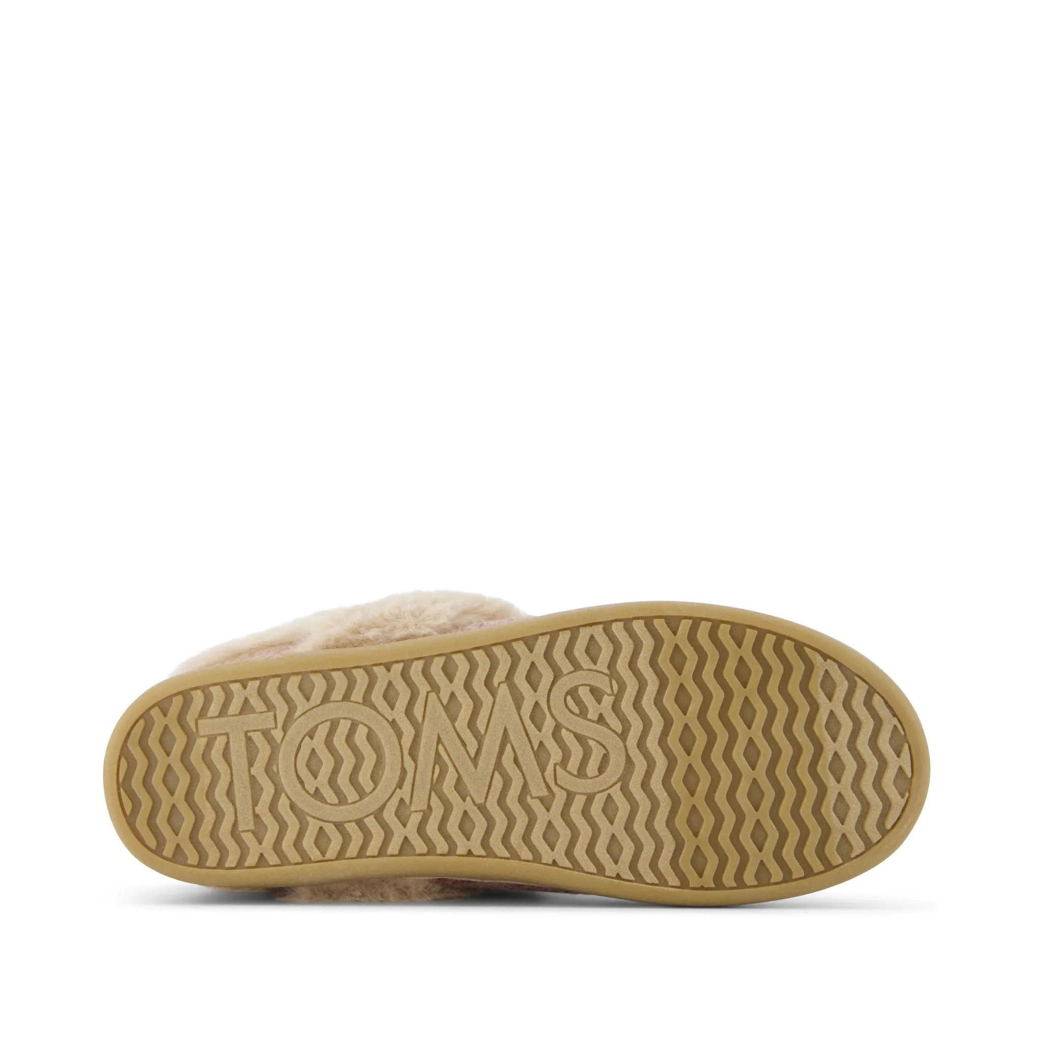 Oslo Vintage Pink Cozy Herringbone Slipper