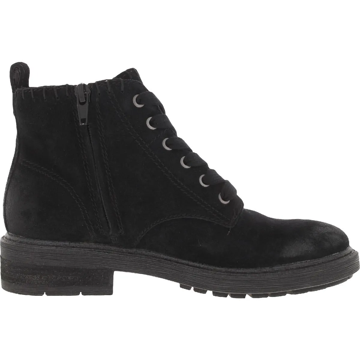 Paisle Womens Lugged Sole Combat & Lace-up Boots