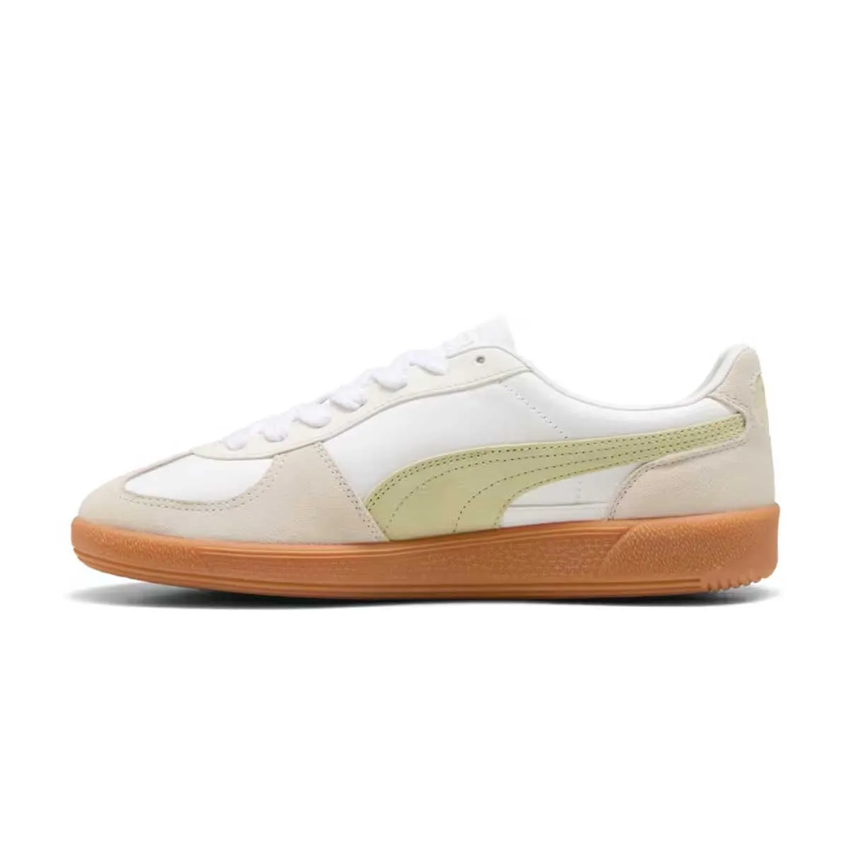 Palermo Leather 'Puma White Pistachio Green'