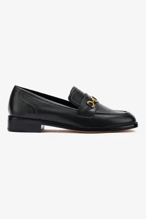 Patricia Loafer In Black Leather