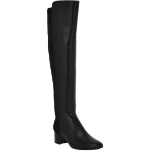 PEMMIE Womens Solid Manmade Over-The-Knee Boots
