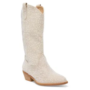 Perla Boot in Ivory Pearl