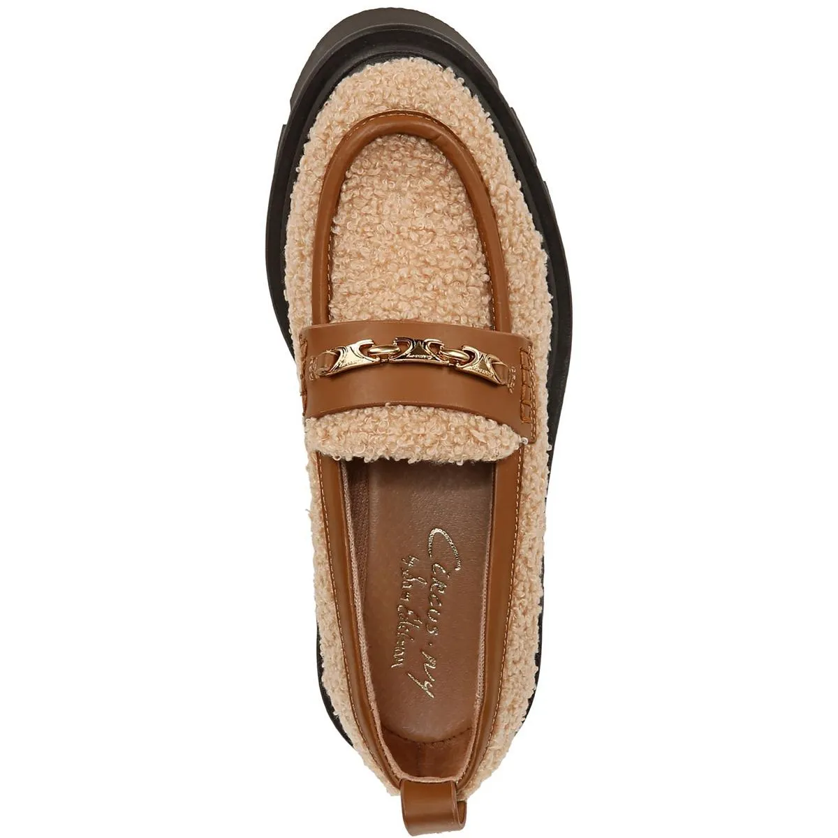 Pierre Womens Lugged Sole Suede Loafers